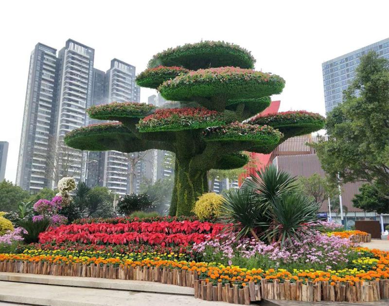锦州立体花坛